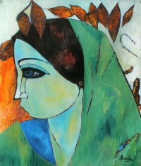 Abrar Ahmed, 12 x 15 Inch, Oil On Paper, Figurative Painting, AC-AA-194